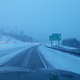 Near white-out conditions in the Rockies sent our XJ into an uncontrollable spinout.